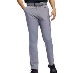 ADIDAS Adi Golf Pants Men's SIZE 36W x 30L Grey Three Stripes Logo GU2673 NWT